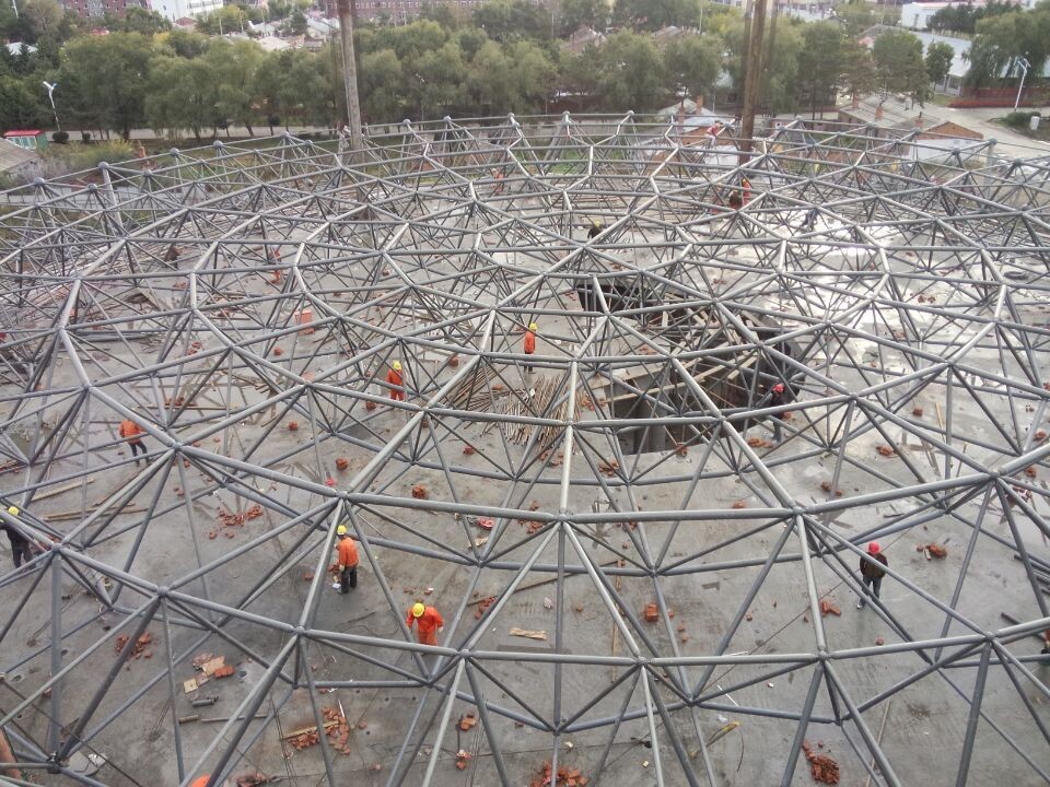 七台河全民健身中心网架